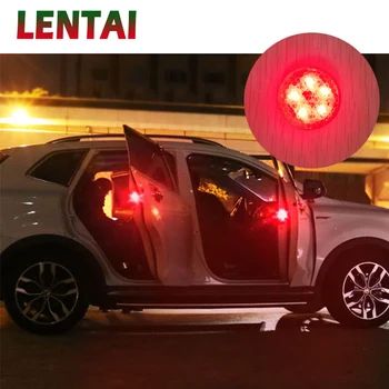 

LENTAI For Peugeot 206 307 407 308 207 508 3008 2017 208 2008 Citroen c4 c5 c3 Abarth Car door Warning Lamp 5 LED Strobe Light
