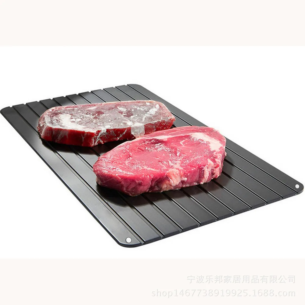 1PC Defrost Tray Thaw Frozen Food Meat Fish In Minutes Home defrosting tray No Electricity Chemicals Microwave 1PC Defrost Tray Thaw Frozen Food Meat Fish In Minutes Home defrosting tray No Electricity Chemicals Microwave