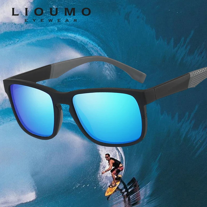 

2019 Fashion Square Sunglasses Men Women Beach Sun glasses Surfing Sport Eyewear UV400 Polarized Driving gafas de sol feminino