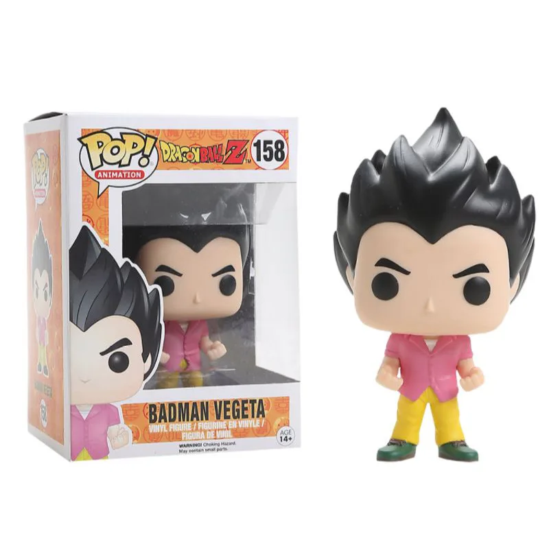 

FUNKO POP Japanese Anime Dragon Ball BADMAN VEGETA Vinyl Action Figure Collectible Model Toys for Children birthday gift