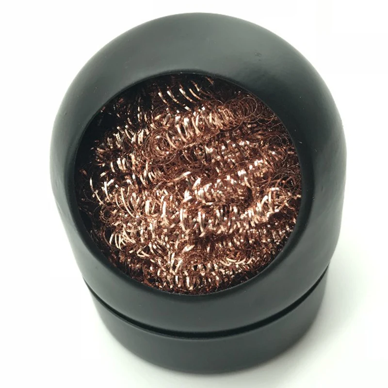 

Soldering Iron Tip Cleaner Ball Holder Steel Wire Sponge + Plastic Soldering Iron Stand Welding Equipment