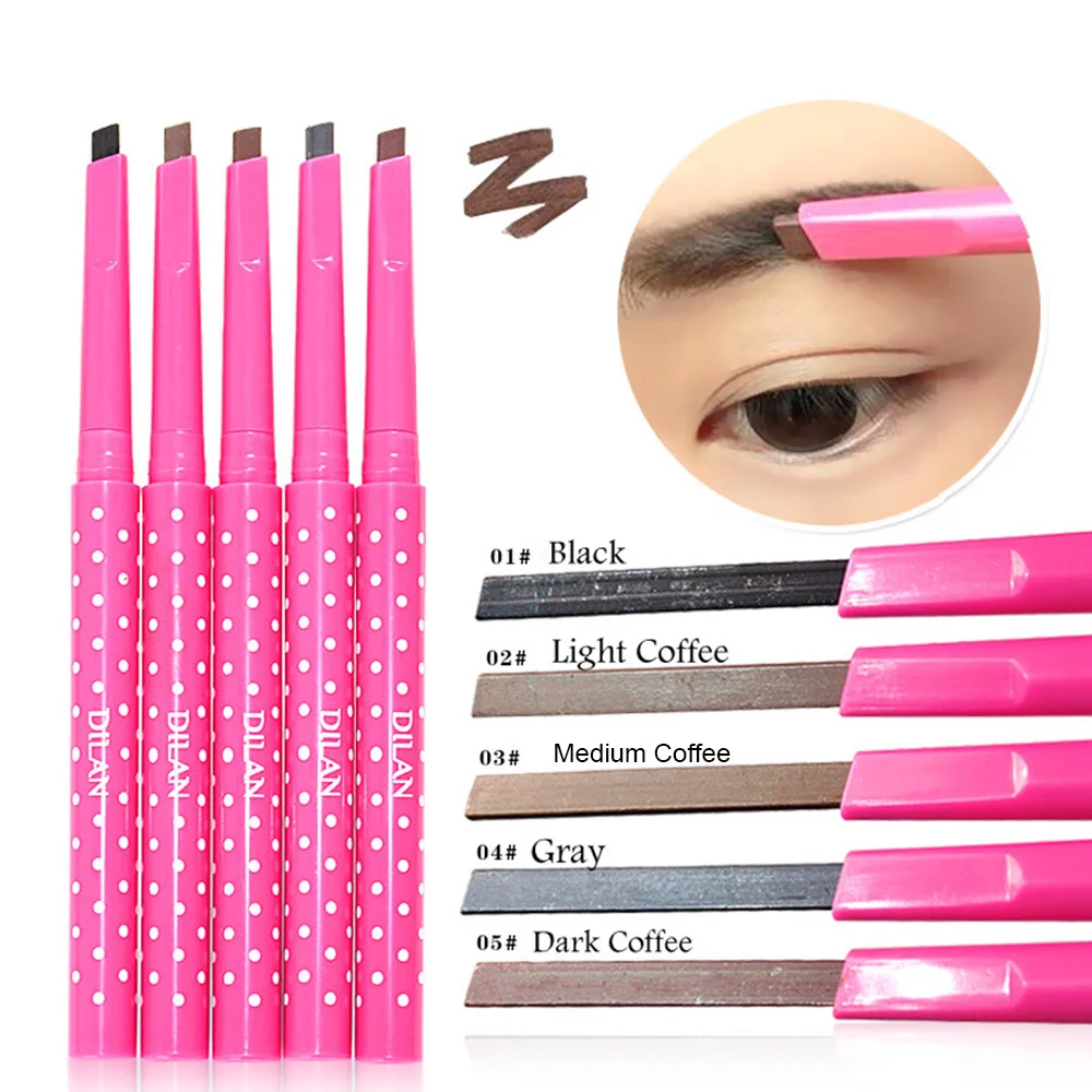 

1 pcs Waterproof Longlasting Make up Eyebrow Pencil Eye Brow Liner Makeup Tools 5 Different Colors
