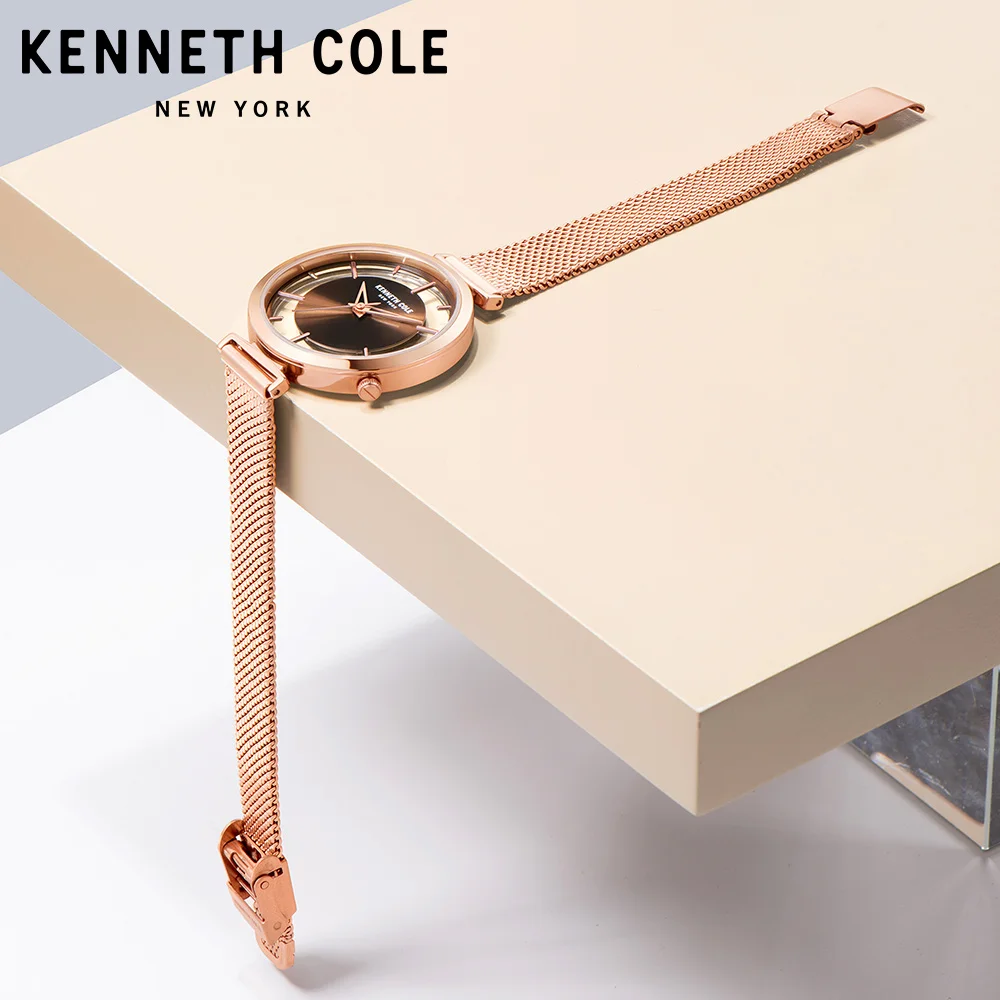 

Kenneth Cole 2018 New Arrivals Womens Watches Quartz Steel Gold Silver Strap Bracelet Luxury Brand Watches KC50232004
