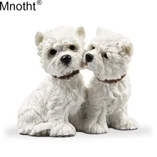 Mnotht 1/6 West Highland Lovers Dog Model Resin Anmial Dog Scene Accessory Toy for Action Figure Collection Wedding Gift m3n mnotht 1 6 kmf037 john wick retired killer keanu reeves action figure set suit for 12in soldier toy model collections gift m3n