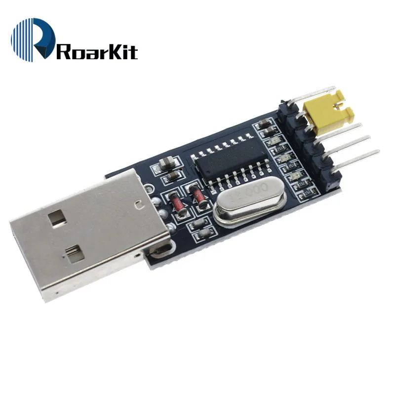 

CH340 module USB to TTL CH340G upgrade download a small wire brush plate STC microcontroller board USB to serial
