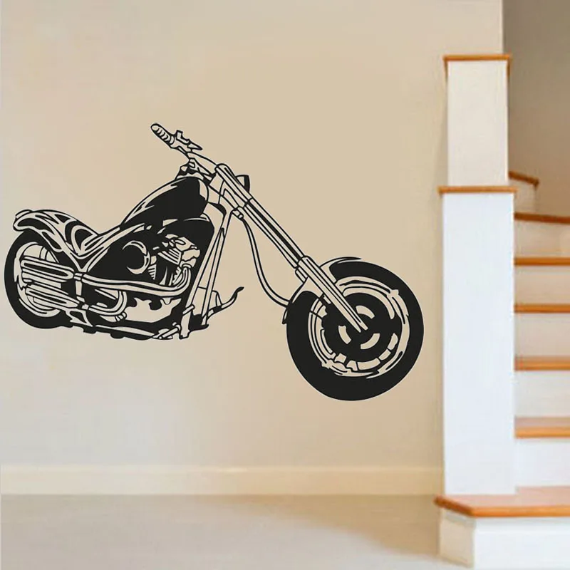 

Motorbike Wall Art Sticker Motorcycle Decal Boy Room Sport Murals Creative Vinyl Art Decals Window Mural Home Decor