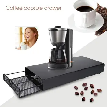 

Nespresso Drawer Storage30/40 Nespresso Capsules Coffee Pod Holder Stand Kitchen Metal Shelves Organization Drawer Free Shipping