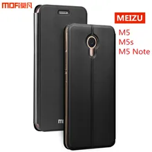 Meizu m5s чехол m5 примечание случае m5 крышка MOFi оригинал ИСКУССТВЕННАЯ кожа флип дело стенд держатель коке капа funda корпус meizu m5