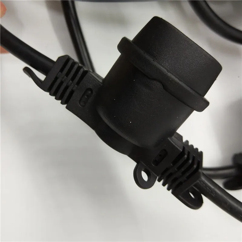 PSE PVC 33ft Material Big Bulb Bistro String Led Lights Outdoor Rated