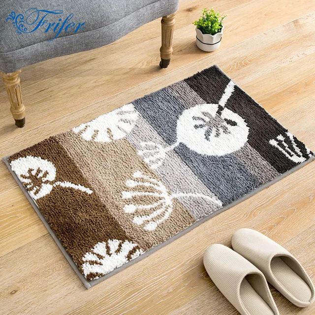 45x65cm Dandelion Flocking Mat Outdoor Rug Bathroom Kitchen Anti ... 45x65cm Dandelion Flocking Mat Outdoor Rug Bathroom Kitchen Anti ...