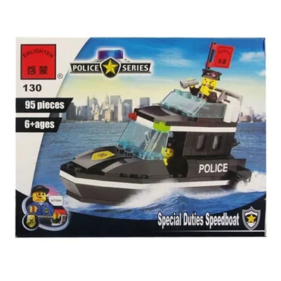E Model Compatible with Lego E130 95pcs Speedboat Models Building Kits Blocks Toys Hobby Hobbies For Boys Girls E Model Compatible with Lego E130 95pcs Speedboat Models Building Kits Blocks Toys Hobby Hobbies For Boys Girls