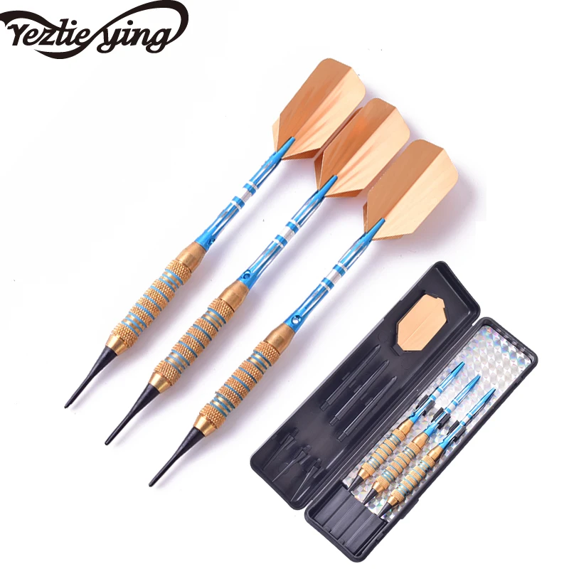 Buy New YEZLIEYING 3PC Professional Darts 18 Grams 20 Grams Yellow Blue
