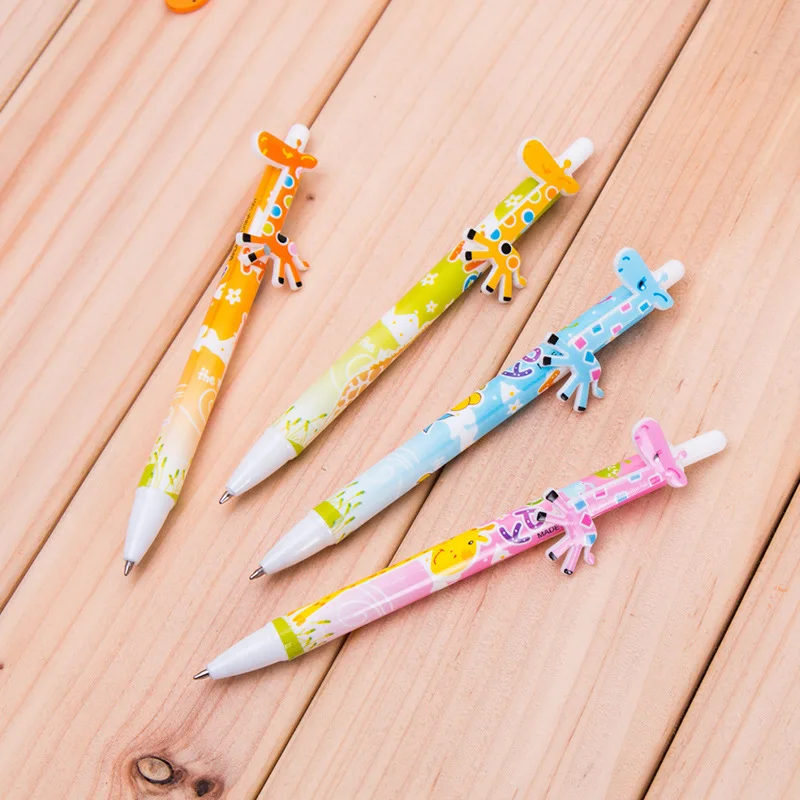 

Wholesale 100pcs/lot Cute Cartoon Animal Giraffe Pen Onta Fun Ballpoint Pen Office School Pen