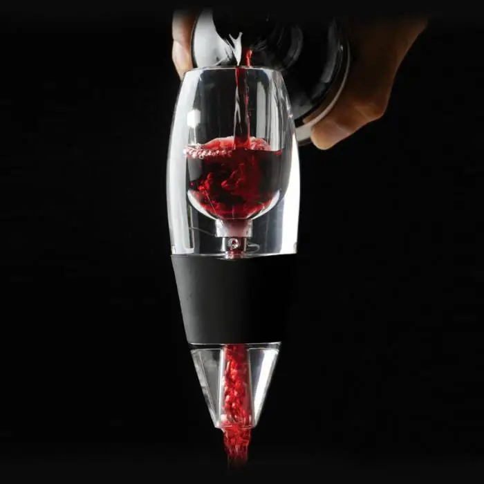 Профессиональный Декантер для красного вина Pourer С подставка для фильтра держатель водки Быстрый воздушный аэратор для дома Обеденный бар необходимый набор PAK55