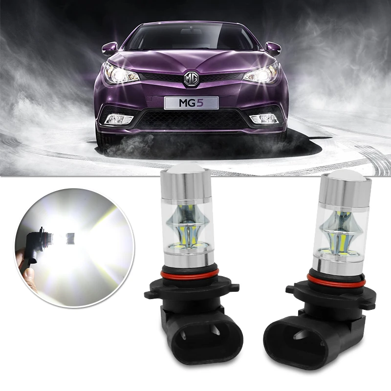 

For Mazda 3 6 8 CX-7 MX-7 CX-9 CX-5 Atenza Axela 2pcs Car Led HB3 9005 60W Fog Light Head light White Running Lamp