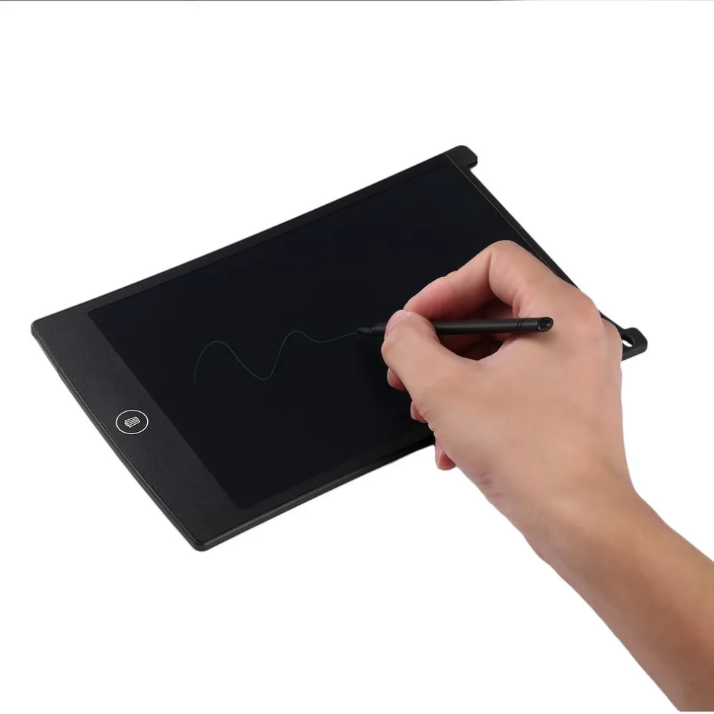 8," черный ЖК-дисплей планшет записывающая блокнот для рисования Памятка доска блокнот и стилус переносная доска электронная бумага почерк коврик