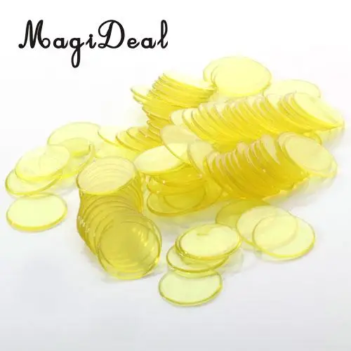 MagiDeal 400Pcs Colors Count Bingo Chips Markers for Family Party Carnival Hot Selling Bingo Entertainment Game Accessory