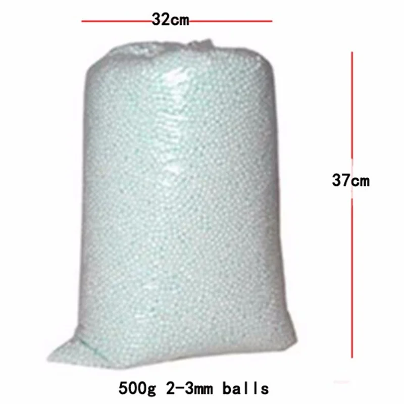 250 г/500 г оптовая продажа белый поролоновые шарики beanbag baby Filler bed спальная Подушка Bean Bags chairsofa Beads Filler Styrofoam ball - изображение
