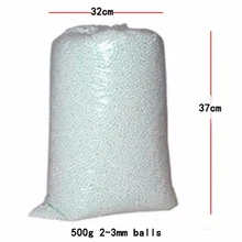 500g 250g Wholesale White Foam Balls beanbag font b baby b font Filler bed sleeping Pillow