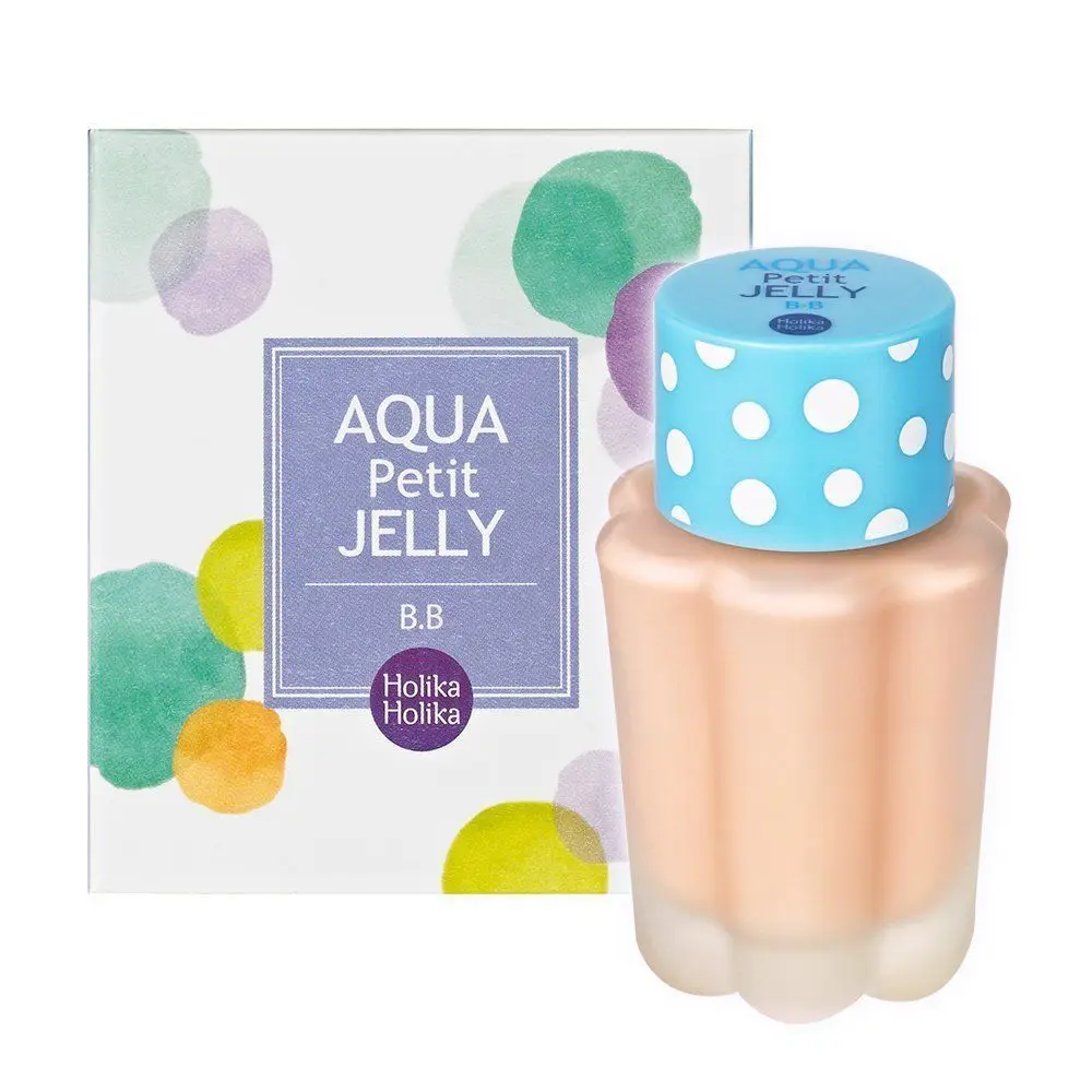 Крем HOLIKA Aqua Petit Jelly BB SPF20 PA + отбеливающий увлажняющий крем CC тональный корейская
