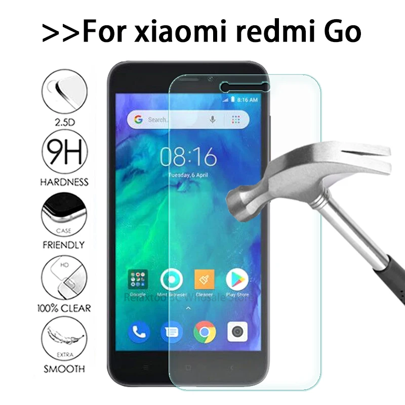 

Tempered glass on redmi Go protective glass For xiaomi redmi Go Glas screen protector xiomi red mi go redmigo Global safety Film