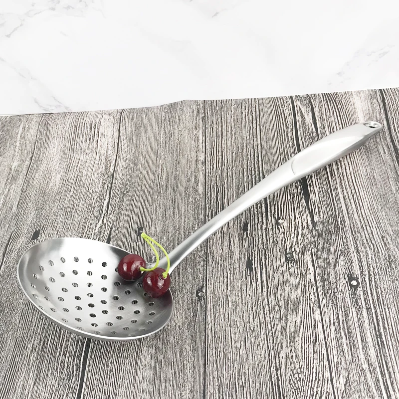 Chinese Stainless Steel Colander Filter Oil Spoon Vegetable Food