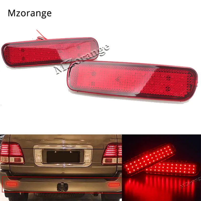 Светодиодный задний бампер отражатель светильник для Toyota Land Cruiser 100 Cygnus LX470 1991 2007