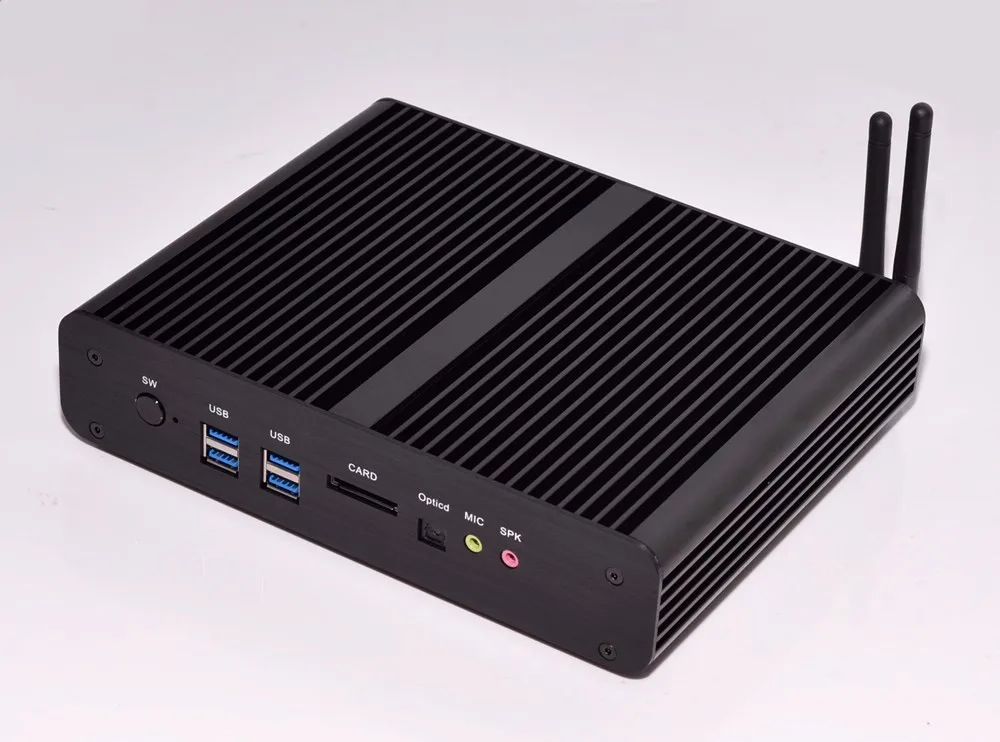 [5Gen Broadwell cpu] Win10 Мини ПК i7 Barebone Intel Nuc Безвентиляторный Компьютер Core i7 5557U graphics Iris 6100 4K HD HTPC