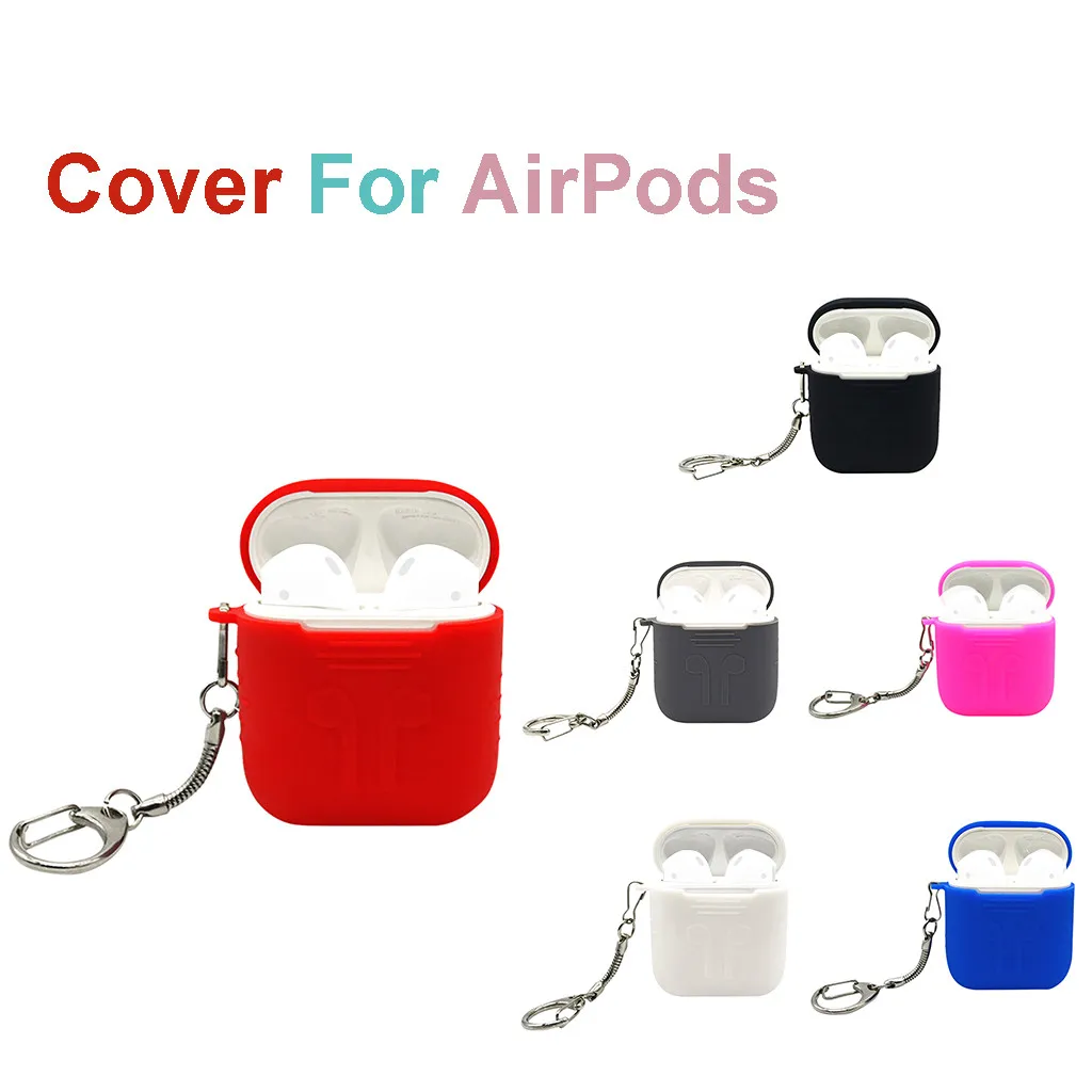 Silicone Anti-lost Protective Cover Skin Case for Apple AirPods with Ear Hook Protection For Apple Air Pods Without Earphones +