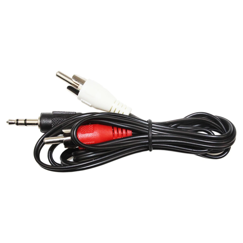Eustak AV 1 в 2 аудио стерео Aux шнур от 2RCA до 3 5 мм штекер RCA кабель для провода динамика