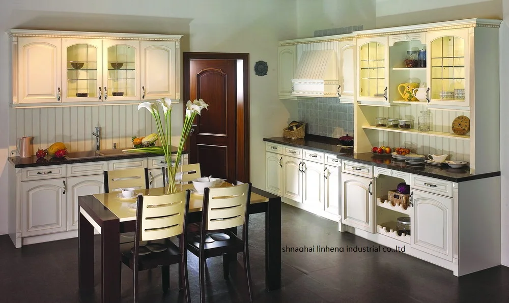 ПВХ/виниловый кухонный шкаф (искусственная кожа)|kitchen cabinet|pvc kitchen cabinetpvc cabinet |
