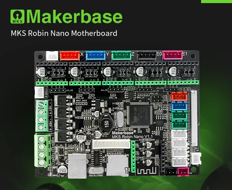 MKS 3D принтер доска STM32 MKS Робин нано плата аппаратное обеспечение с открытым исходным кодом поддержка Marlin2.0 для многоразмерных сенсорных экранов