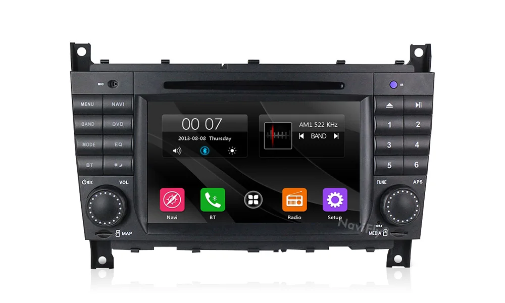 Perfect NaviFly 2 DIN Car dvd player radio audio For Mercedes/Benz/Sprinter/W203/A180/Viano/Vito/W639/A-class GPS navigation RDS BT 10