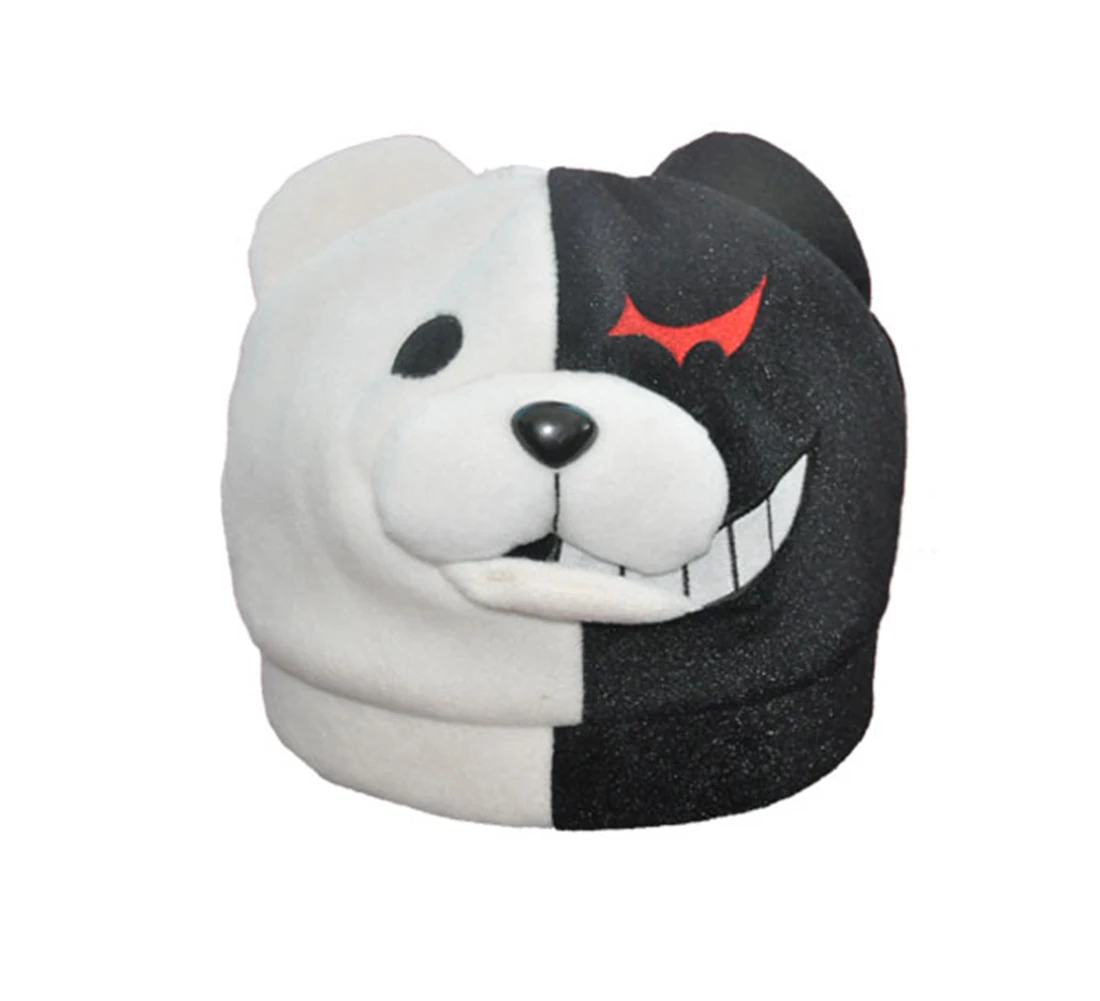 Danganronpa унисекс Monokuma Monomi Косплей Кепка мягкая плюшевая шапка бини