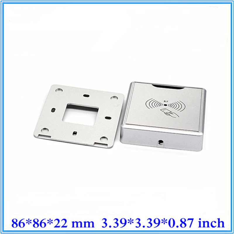 

86*86*22 plastic card reader enclosure project box RFID plastic electronics case for access control system