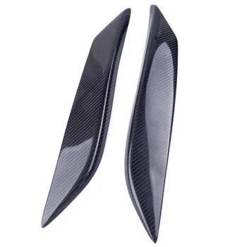 

beler Car Accessories Sticker Carbon Fiber Head Light Lamp Eyebrow Eyelid Cover Trim Fit For Nissan 350Z Z33 03-09 2003-2009