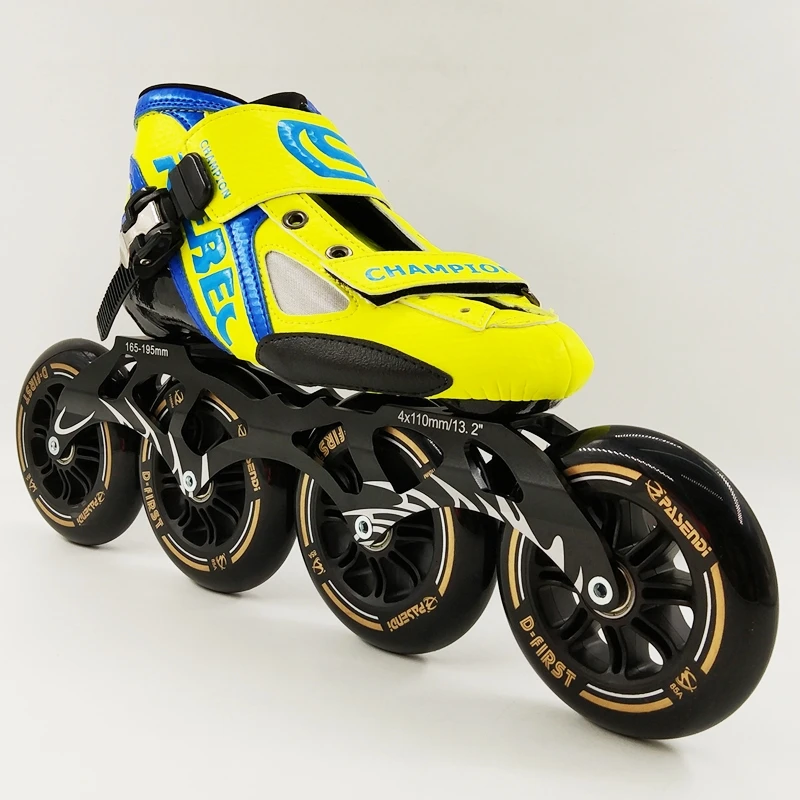 NEW Arrival Professional High Speed Skate Shoes Women Men Big 4*110MM