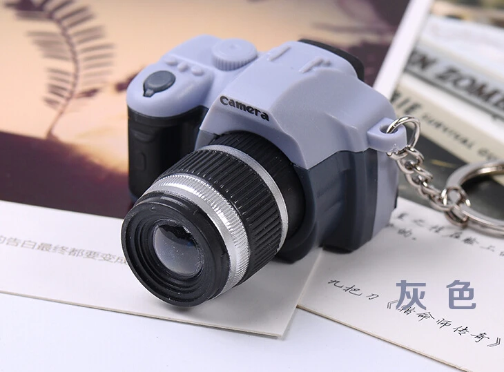 Мини брелок с камерой SLR для автомобильных ключей светодиодный фонарик цветная