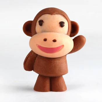 

3D Monkey Silicone Soap Mold Handmade 12 Zodiac Themes Craft Resin Clay Chocolate Candy Mould