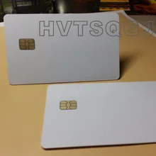 100 шт./лот Для Печати Свяжитесь ПВХ пустой смарт-карт ic с FM/Sle4442 чип для Epson/Canon струйный принтер
