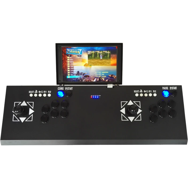 double console have 10 inch monitor use 2177 in 1 games