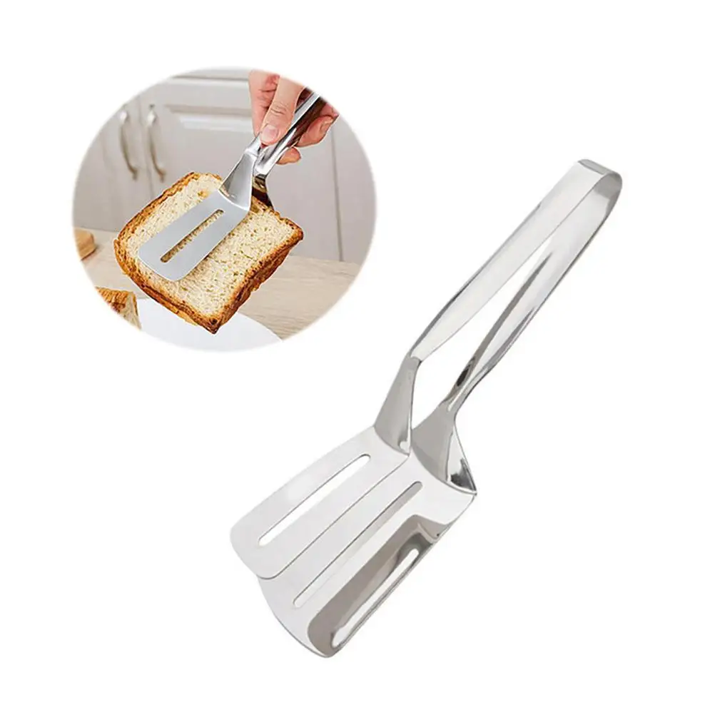 

Multi-purpose Shovel Pizza Tools Stainless Steel Bread Tongs BBQ Clips Fried Steak Shovel Bread Meat Clamp Kitchen Accessories