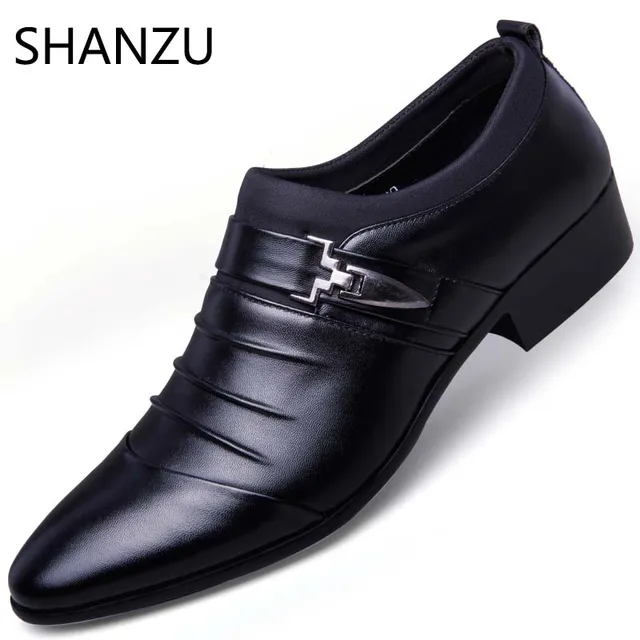 zapatos formales de cuero de marca de lujo para hombre zapatos de