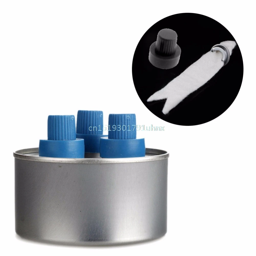 

Stirling 200ML 3 Holes Alcohol Lamp Burner Engine Mini Metal For Boiling Tea New