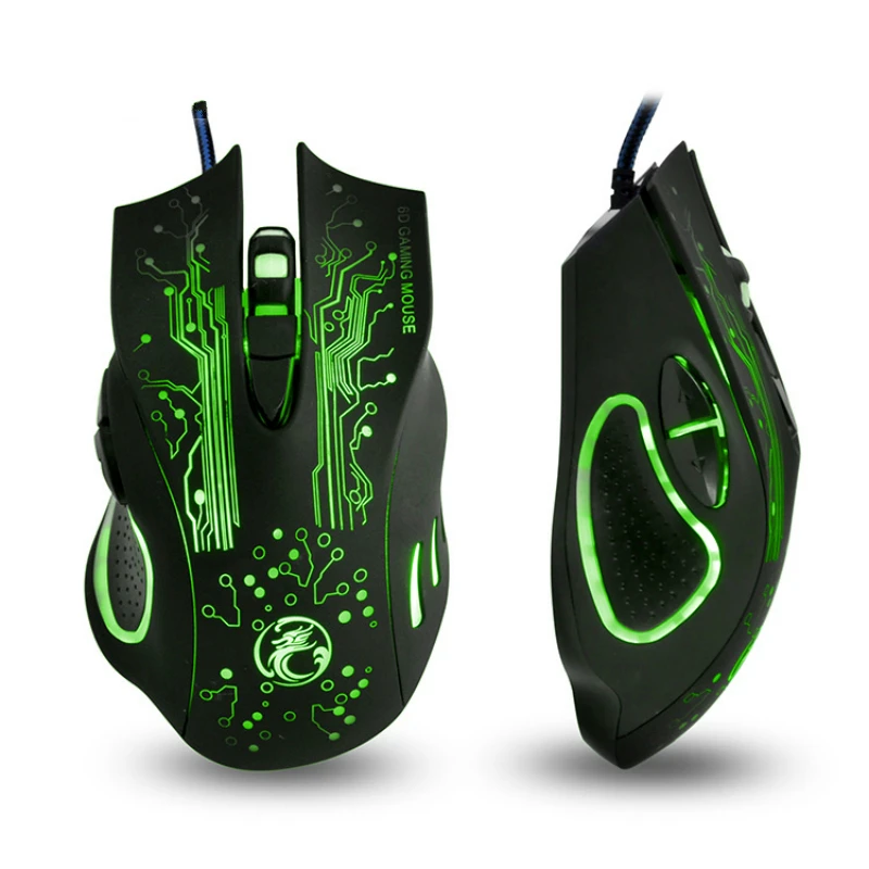 USB игровая оптическая мышь дыхсветодио дный ательная светодиодная красочная