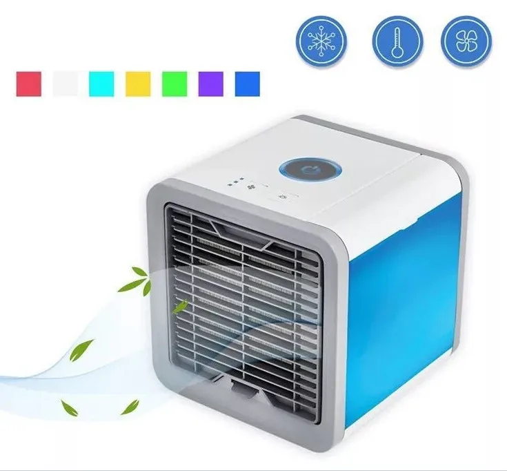 

USB Mini Portable Air Conditioner fan Humidifier Purifier Desktop Air Cooling Fan water Cool Fan energy save fan for Office Home