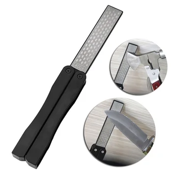 

1pcs Double Sided Foldable Professional Knife Sharpener Whetstone Pocket Knives Sharpening Stone Portable Outdoor Camping Tools