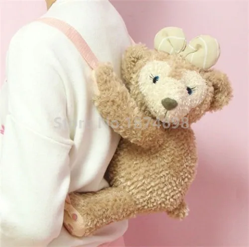 Новинка, милая плюшевая сумка-рюкзак с медведем, Duffy ShellieMay, мягкая игрушка, куклы, сумки для малышей, для детей, для мальчиков и девочек, подарки для женщин, 40 см - Цвет: ShellieMay Bear