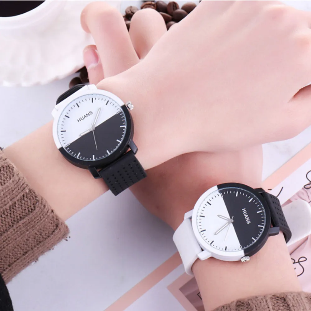 Unisex Men's Women's Watches Lover's Watch Personality Circular Dial Silica Gel Quartz Lovers Watches relogio feminino *60 Unisex Men's Women's Watches Lover's Watch Personality Circular Dial Silica Gel Quartz Lovers Watches relogio feminino *60