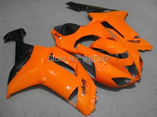 Комплект обтекателей для мотоцикла KAWASAKI Ninja ZX6R 07 08 636 2007 2008 модный оранжевый